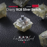 Domikey Hand-lubed Cherry Silver Switch