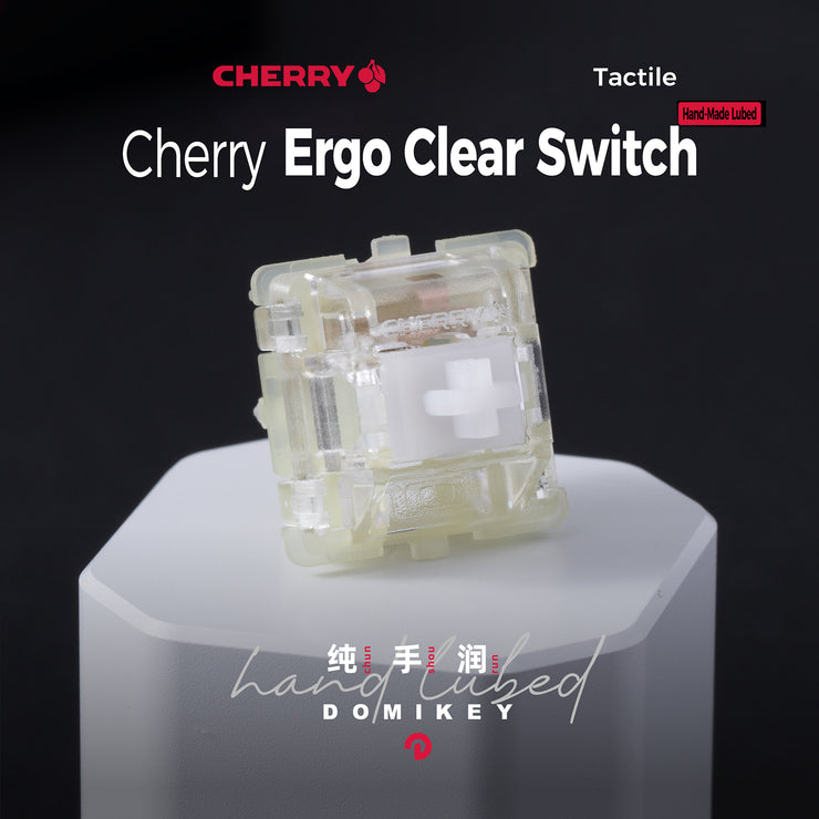 Domikey Hand-lubed Cherry Ergo Clear Switch