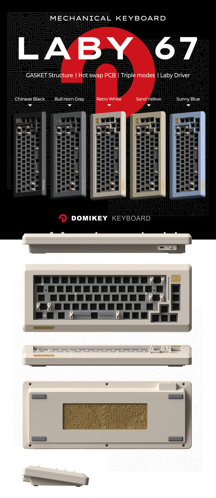 YOU+ファメKey付 Laby67 Keyboard Kit – DOMIKEY