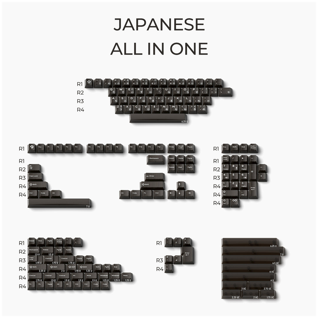 クラシック kei Retro 9009 Japanese PBT Cherry MX Keycap Set – Thock King